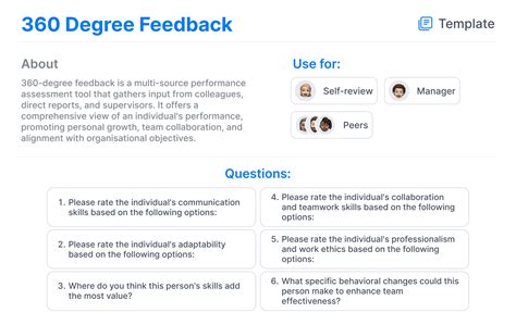 examples of 360 feedback questions|45 Examples of 360.